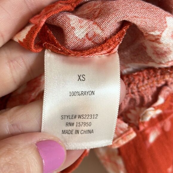 NWT Francesca’s Mi Ami Cropped Blouse - Picture 6 of 6